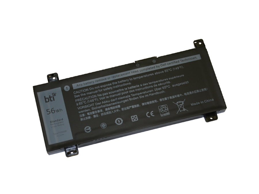 BTI Notebook-Akku – für Dell Inspiron 7466/7467 – 56 Wh, 15,2 V (4 Zellen) – Schwarz