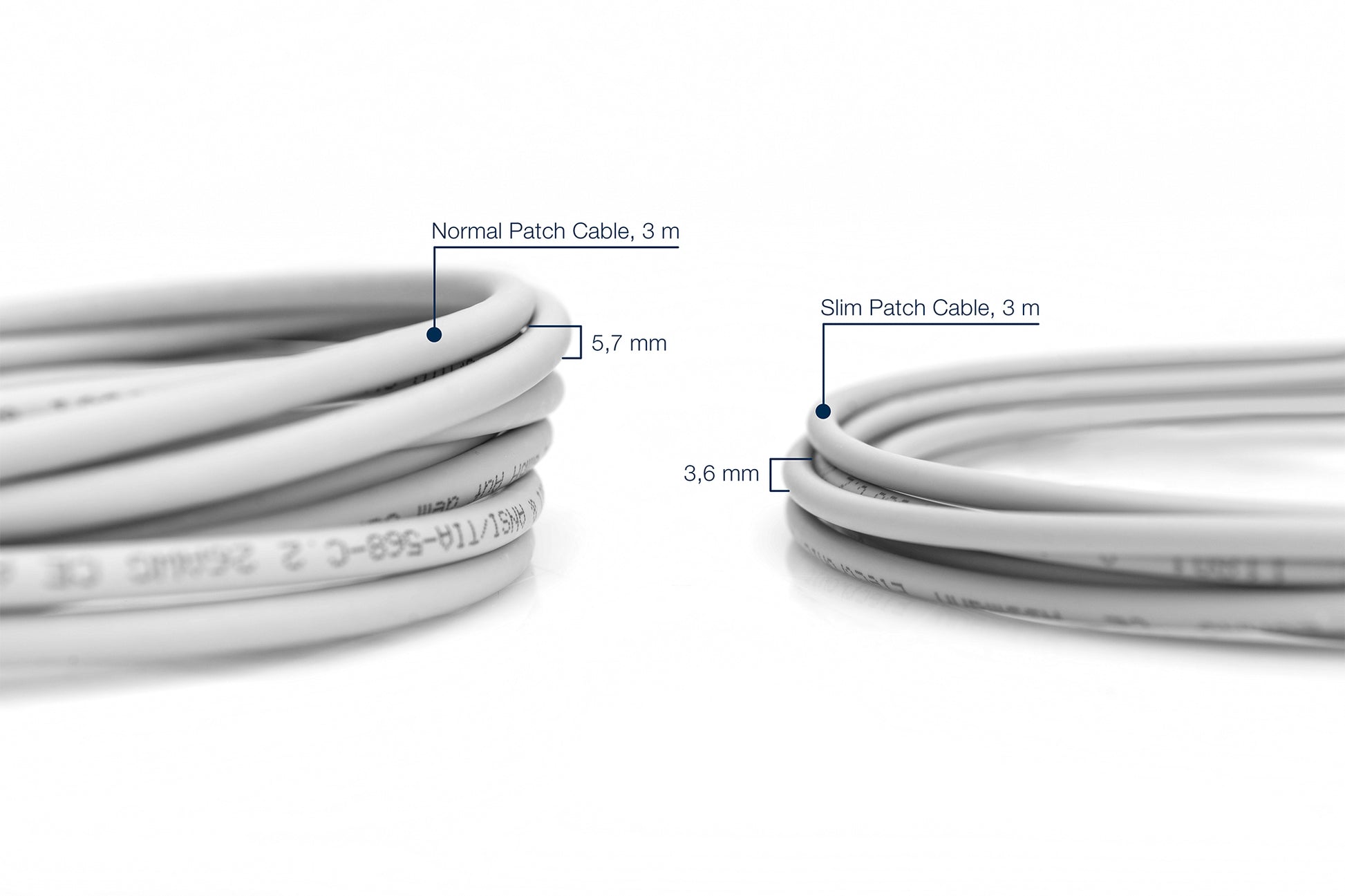 Digitus Patchkabel – 10 m, Grau, U-FTP, flach, LSZH