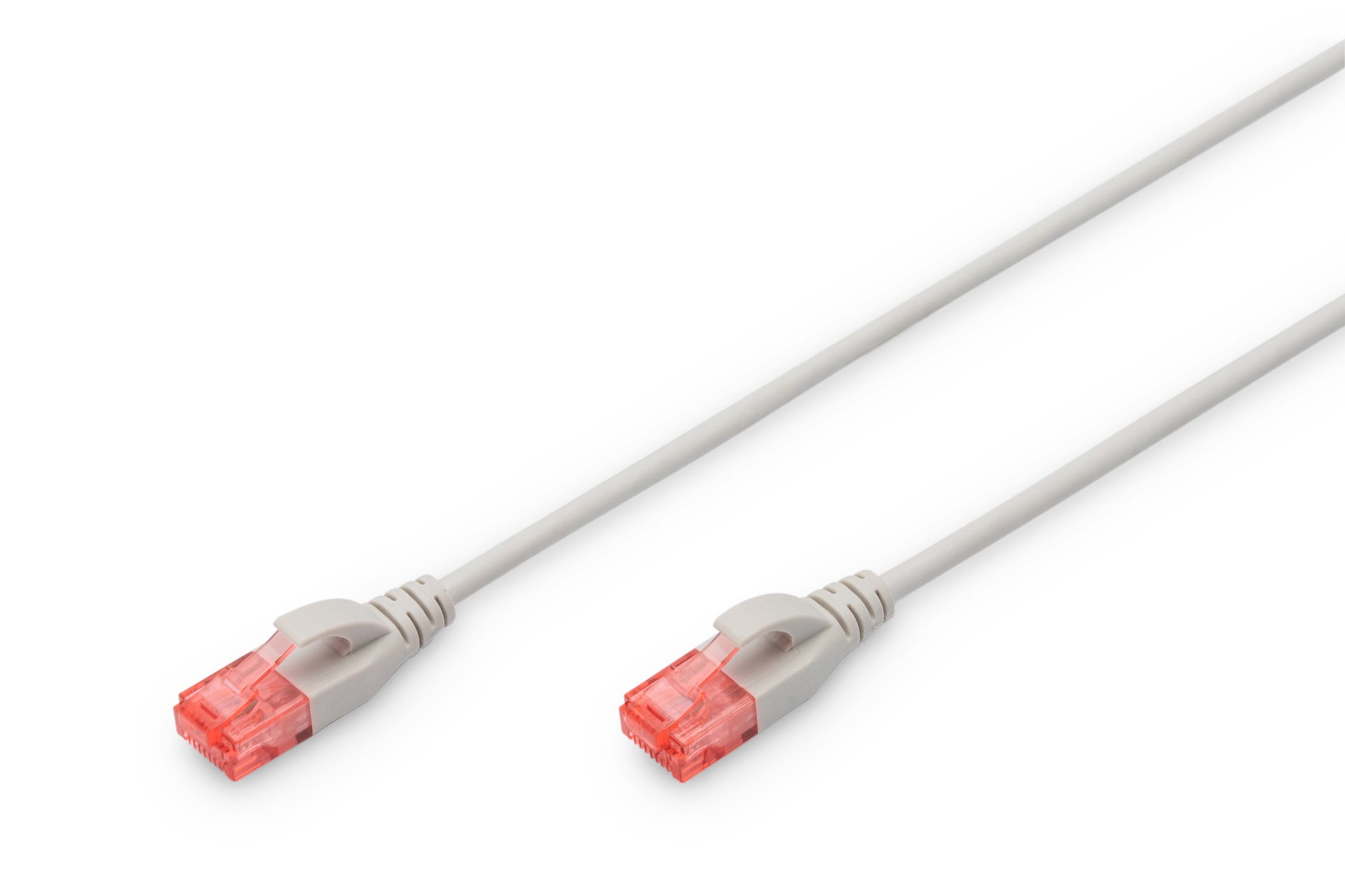 Digitus Cat 6 Patchkabel – 3 m, Grau, LSZH, flach