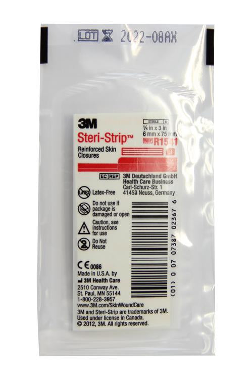 3M Steri Strip Pflaster – 3 × 75 mm, 5 Stück