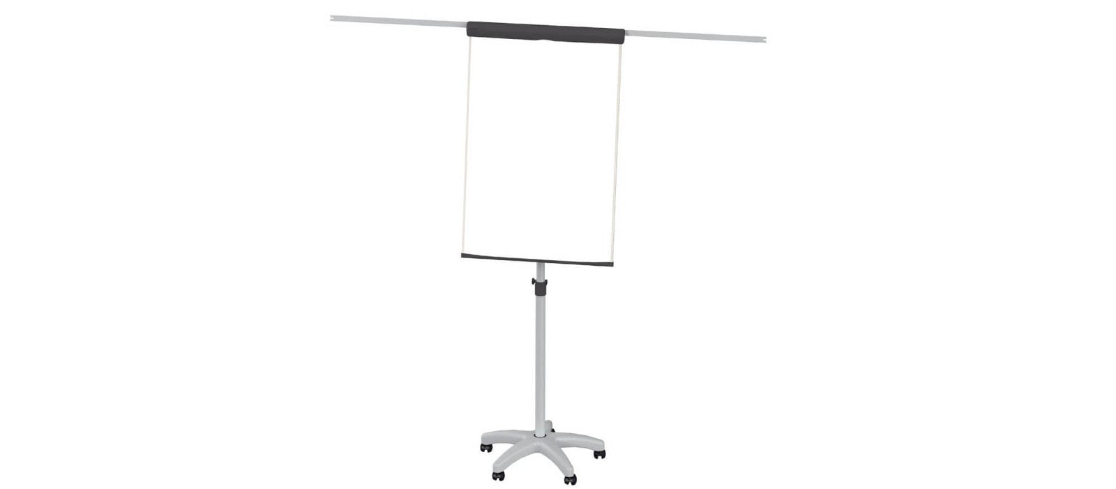 MAUL Flipchart – 66 × 97 cm, weiss, Metall