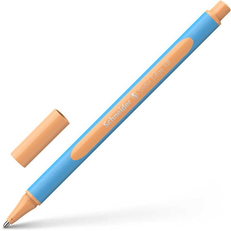 Schneider Schreibgeräte Schneider Slider Edge Pastell Kugelschreiber – Orange, Spitze 0,7 mm, Deckel, Edelstahl