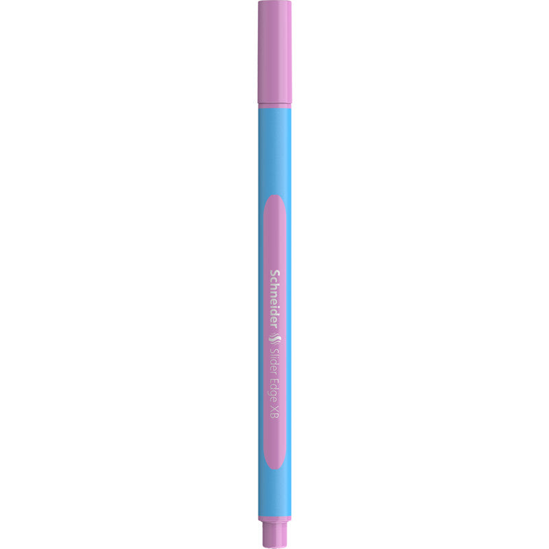 Schneider Schreibgeräte Slider Edge Kugelschreiber – Lila, 0,7 mm Spitze, Deckel, Edelstahlspitze