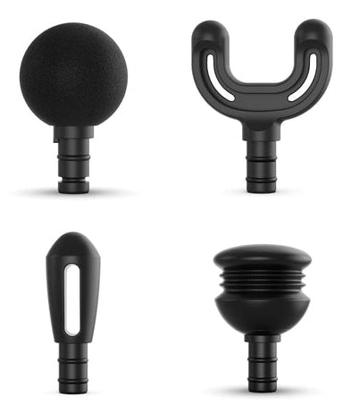 Renpho Massagepistole Edge Mini – Perkussionsmassage, 5 Stufen, 4 Aufsätze – Akku – Schwarz
