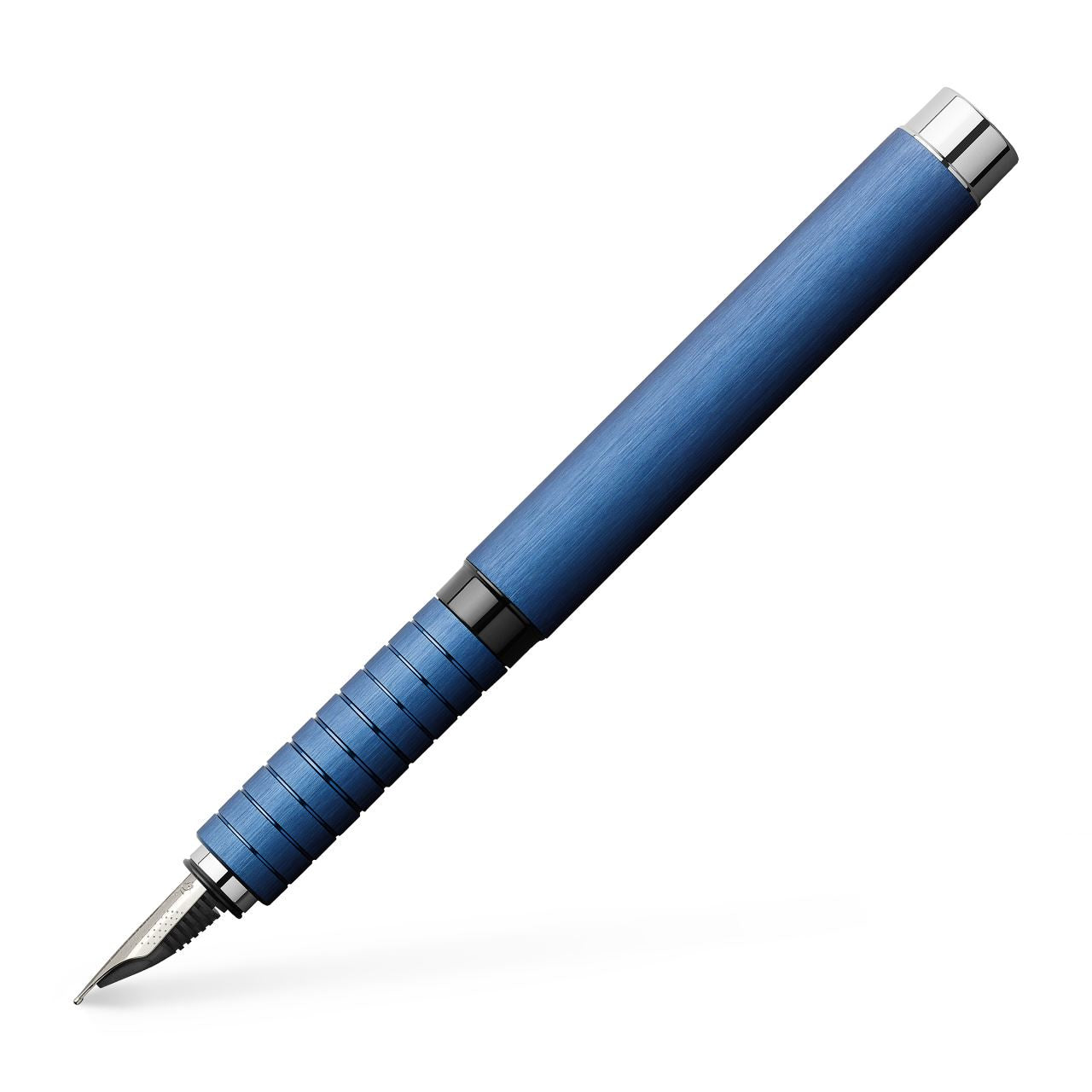 Faber-Castell Essentio – Füllfederhalter – B – Blau – Aluminium