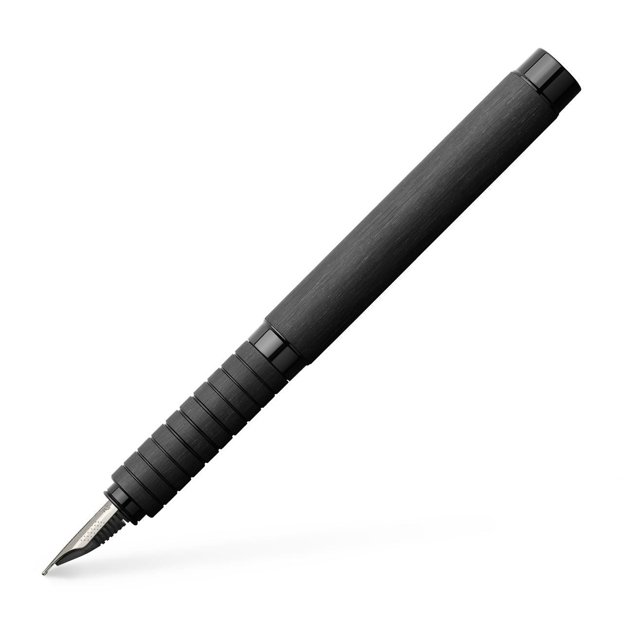 Faber-Castell Essentio Aluminium – Füllfederhalter – F – Schwarz