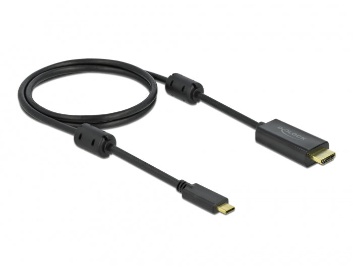 DeLOCK USB-C auf HDMI Kabel HDMI 2.1 4K 60 Hz – 1 m – aktiv