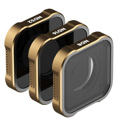 PolarPro Shutter Collection Filter – GND8, ND16, ND32 – für GoPro HERO9 – Gold – 3er-Pack