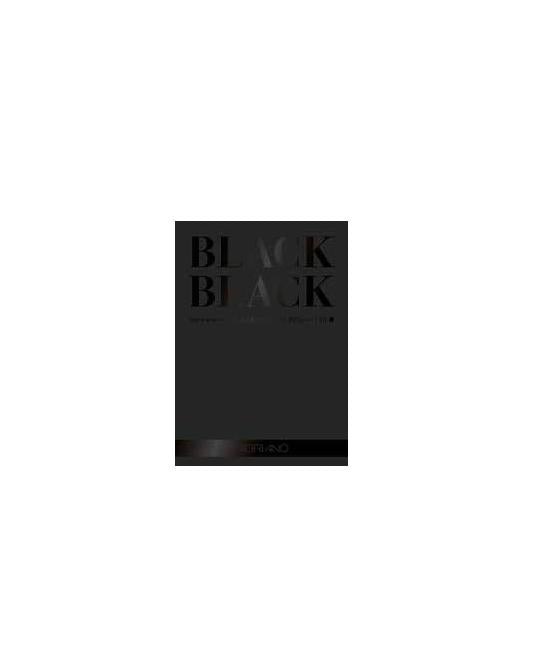 Fabriano Black Black Zeichenpapier – A3, 300 g/m², schwarz, 20 Blätter
