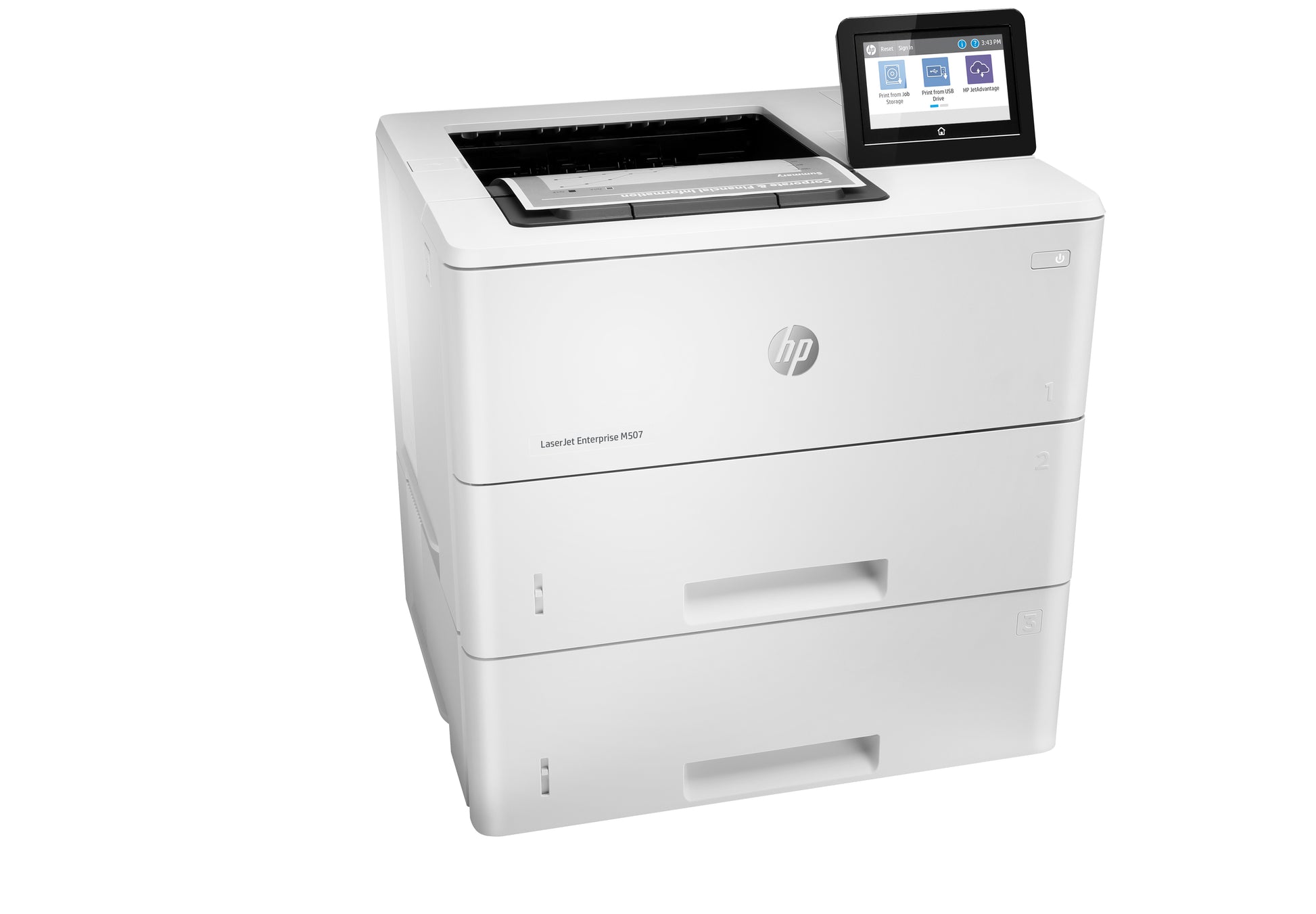 HP LaserJet Enterprise M507X – A4, Duplex, 43 S./Min., LAN