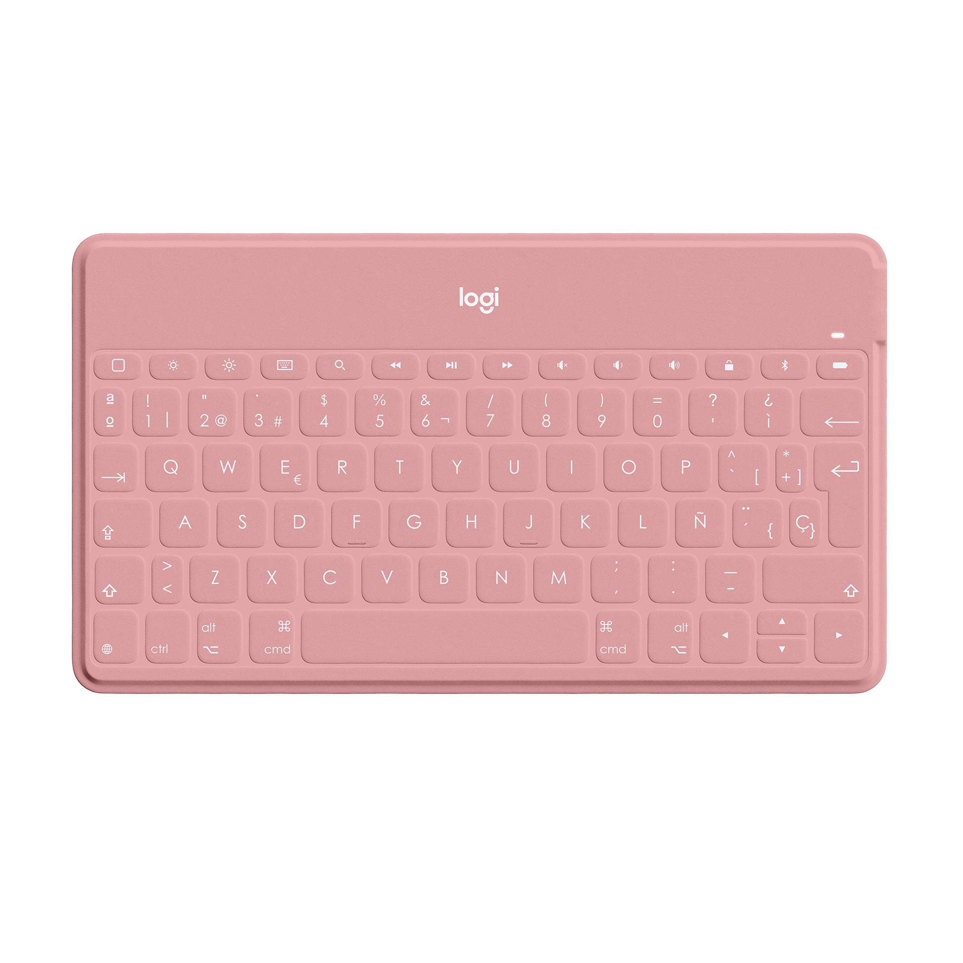 Logitech Keys-To-Go – Mini Tastatur – Bluetooth – QWERTY (ES) – ohne Ziffernblock – für iPad, iPhone, Apple TV