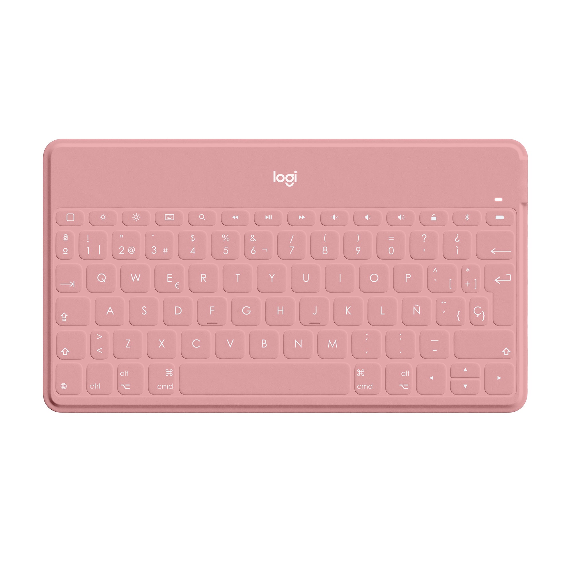 Logitech Keys-To-Go – Mini Tastatur – Bluetooth – QWERTY (ES) – ohne Ziffernblock – für iPad, iPhone, Apple TV