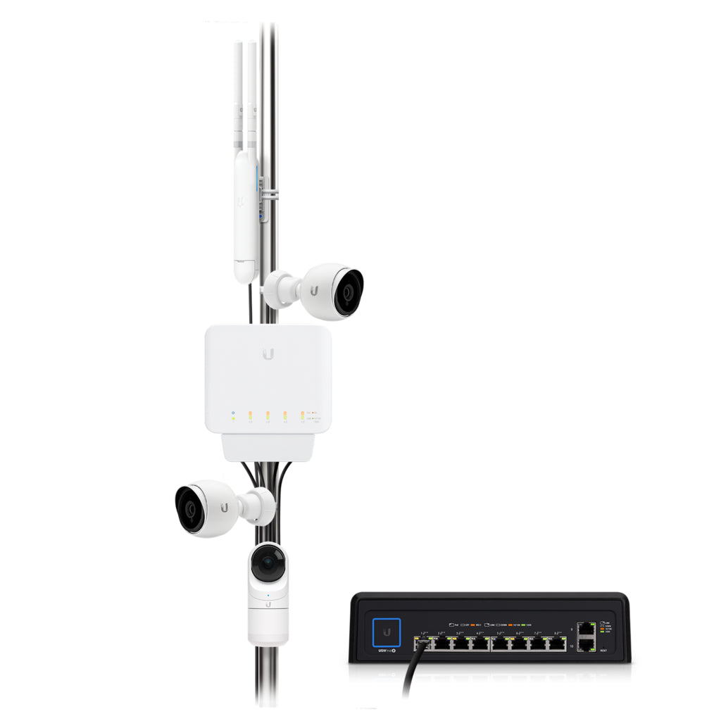 Ubiquiti UniFi Switch Flex – Managed L2 Switch – 5× 1G (4× PoE), PoE/PoE+/PoE++, PoE-Budget 46 W, Desktop
