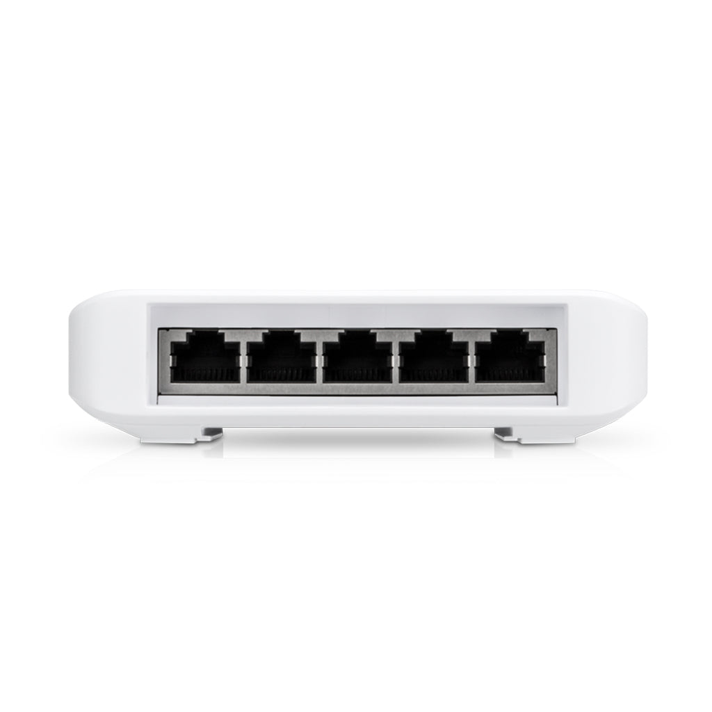 Ubiquiti UniFi Switch Flex – Managed L2 Switch – 5× 1G (4× PoE), PoE/PoE+/PoE++, PoE-Budget 46 W, Desktop