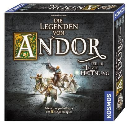 Kosmos Die Legenden von Andor: Die letzte Hoffnung – Brettspiel, 2–4 Spieler, ab 10 Jahren, 60 Min., FR