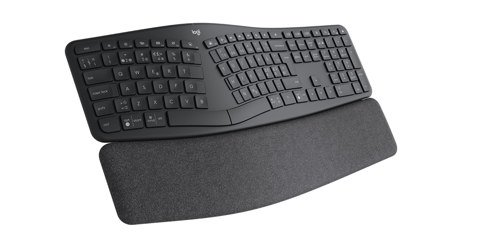 Logitech ERGO K860 – Tastatur, ergonomisch, Grau