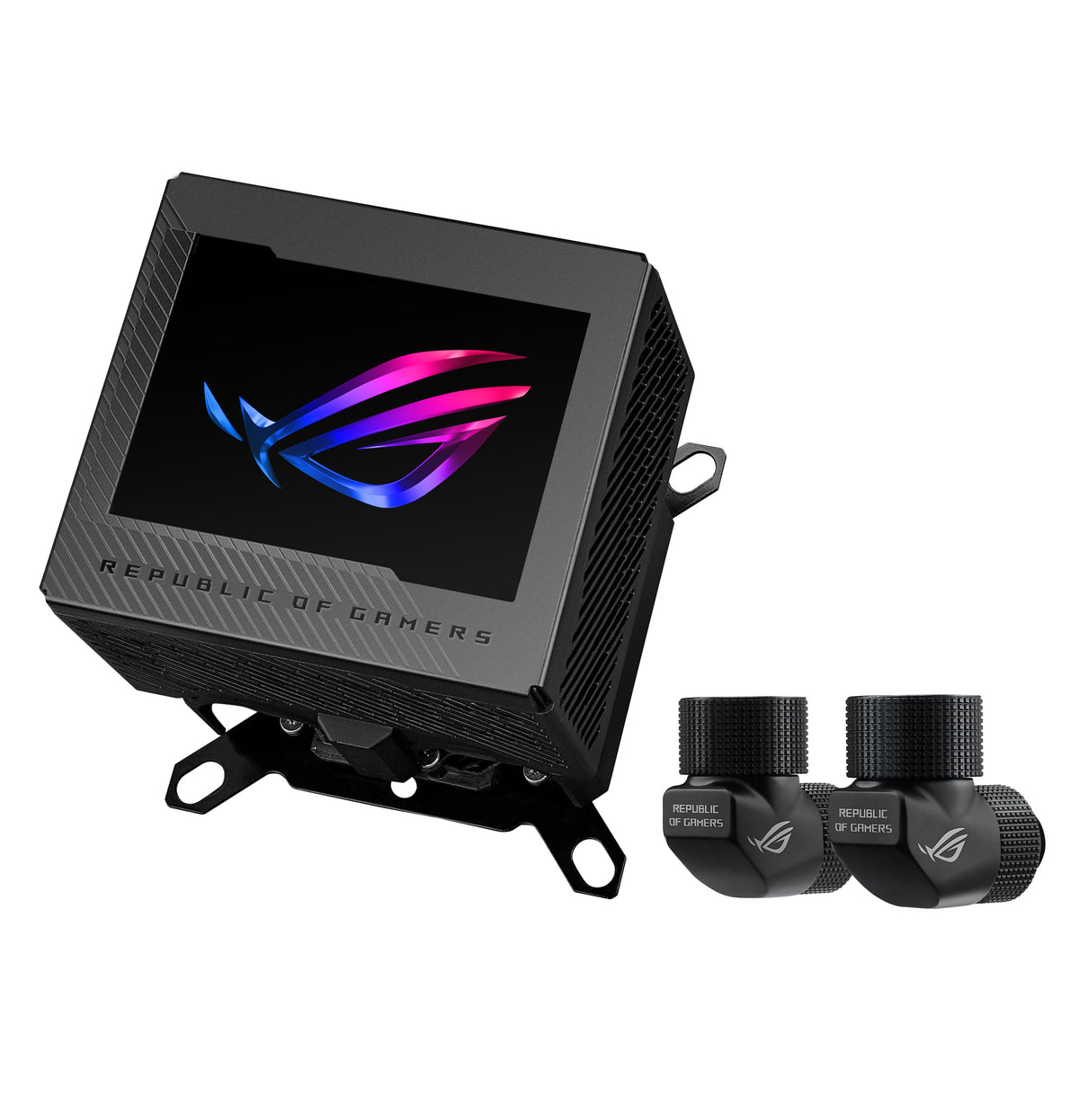 ASUS ROG RYUJIN III WB – Wasserblock – für LGA 1700, AM4, AM5 und andere, 89×89×107 mm, Schwarz
