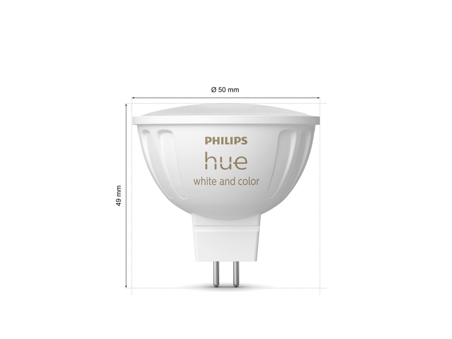 Philips White & Color Ambiance MR16 – Philips Hue, Weiss
