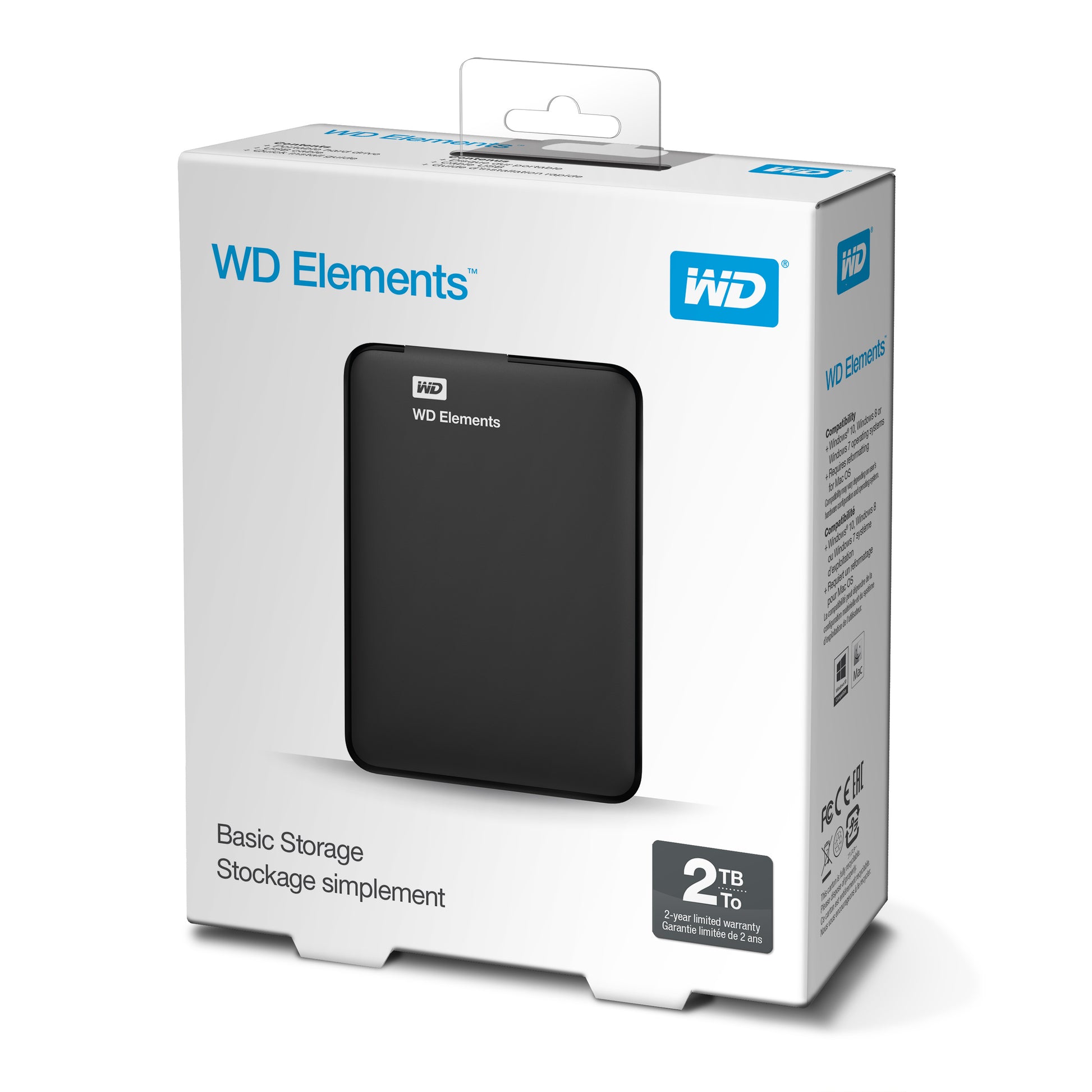 Western Digital Elements – USB 3,2 Gen 1 (Micro-USB B), für 2,5" HDD