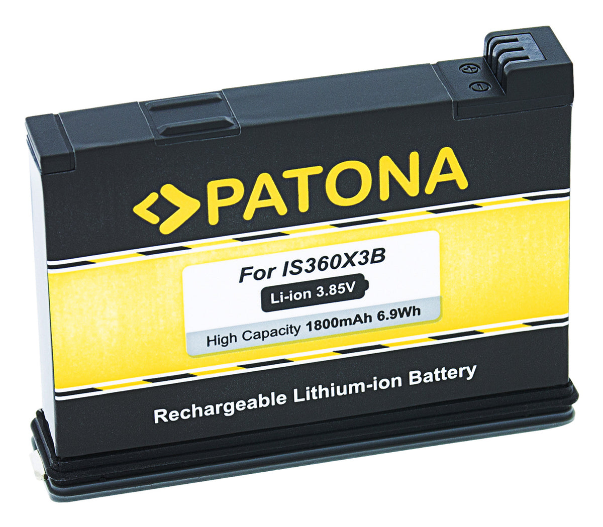 PATONA Akku – 1800 mAh Li-Ion, 3,85 V – für Insta360 X3
