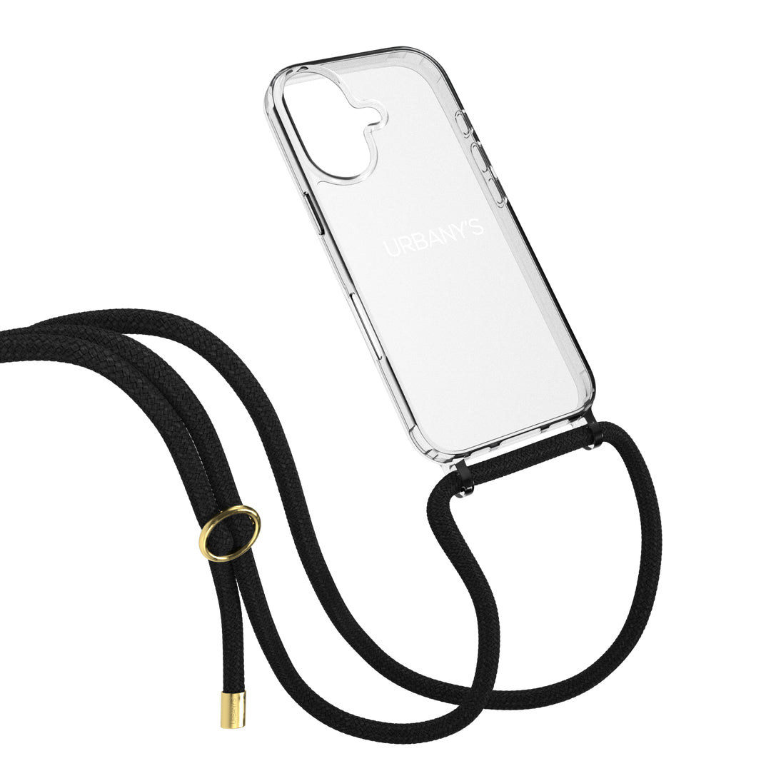 Urbany's Necklace-Hülle – für Apple iPhone Air – schwarz – mit Kordel