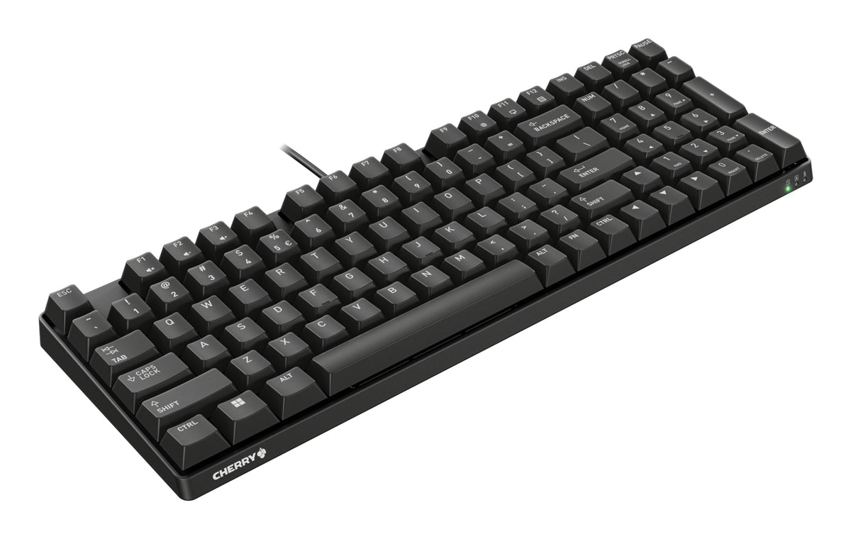 Cherry K37ID – Industrie-Tastatur – Membran, kabelgebunden (USB-A) – QWERTY (US-INT) – IP54 – Schwarz