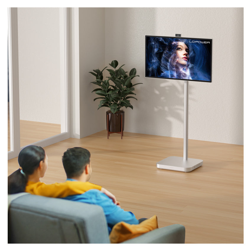 LC-Power LC-M32S4K – Monitor, 31,5" 4K UHD (3840 × 2160), VA, Touch, 60 Hz, 350 cd/m², Webcam, USB-C, Silber
