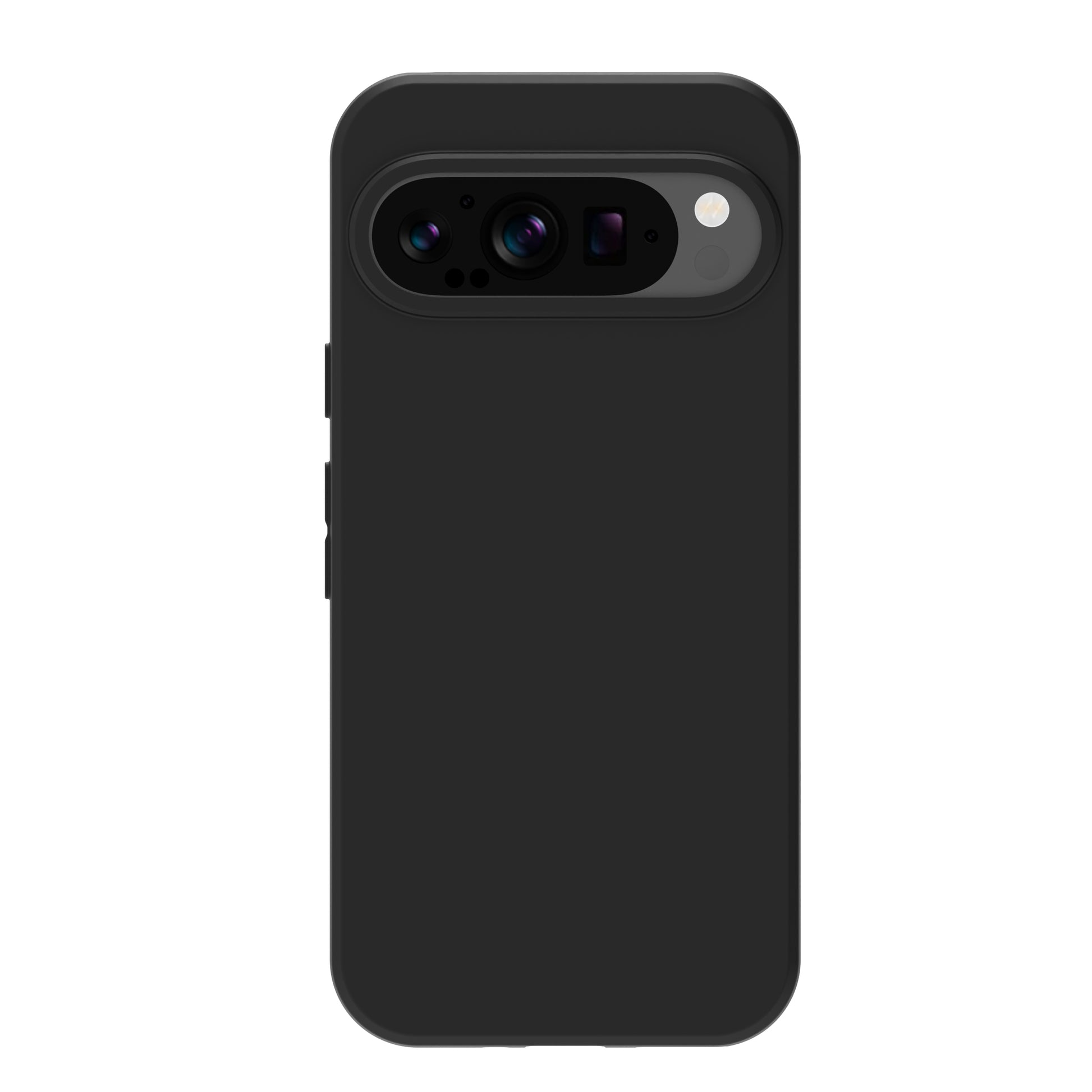 dbramante1928 Backcover – für Google Pixel 9/9 Pro, Night Black, bis 1,2 m sturzsicher, kabelloses Laden
