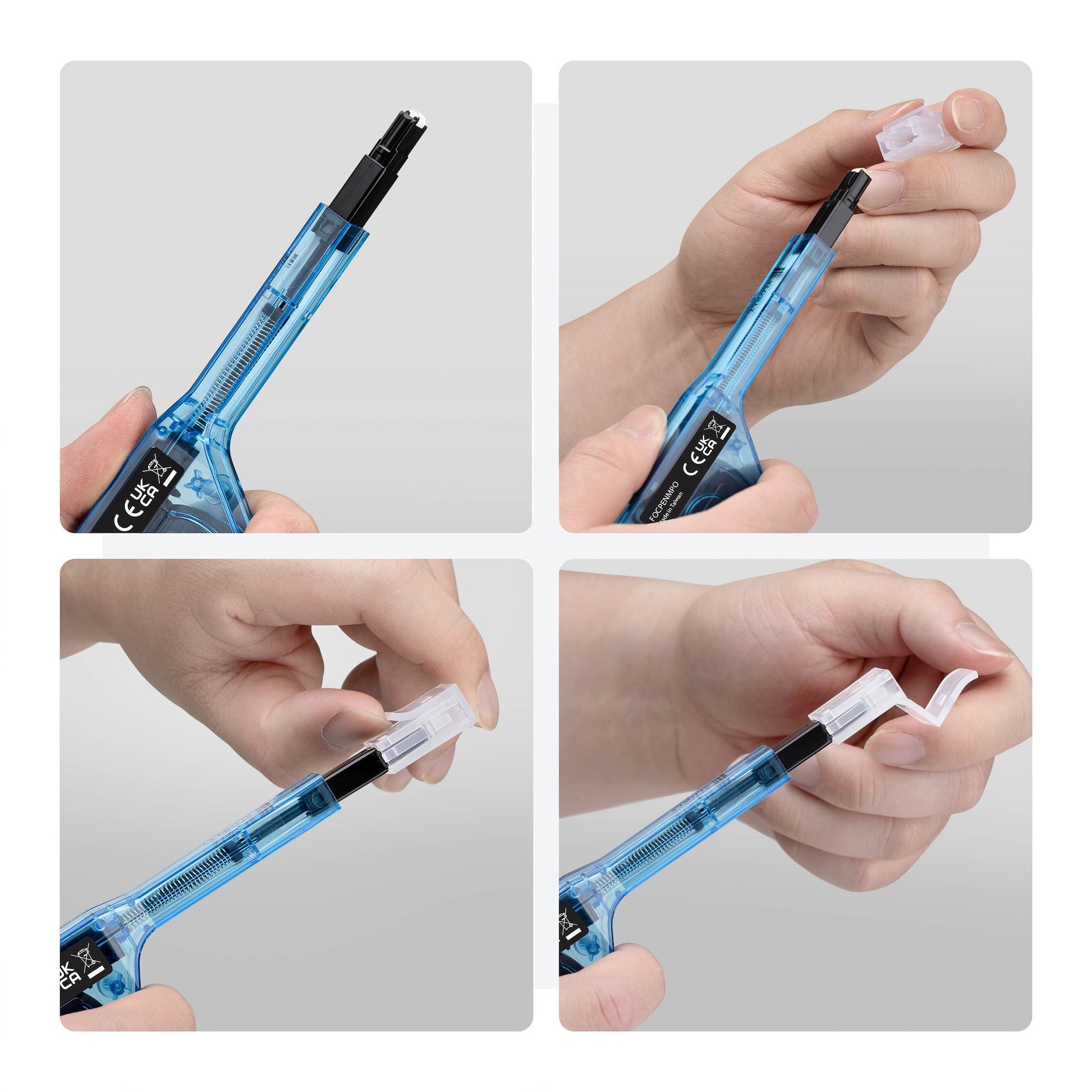 StarTech.com FOCPENMPO – Reinigungsstift für MPO/MTP, Blau, 600 Reinigungszyklen