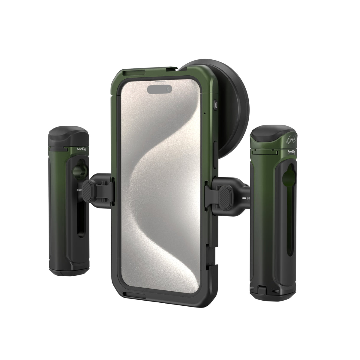 SmallRig Halterung – für Apple iPhone 15 Pro Max, 95,5 × 176,6 × 17,1 mm, grün