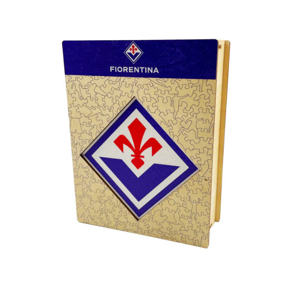 Iconic Puzzles Puzzle ACF Fiorentina – Logo – 270 Teile – 37,5 × 37,5 cm – ab 14 J. – Holz – Mehrfarbig – FSC
