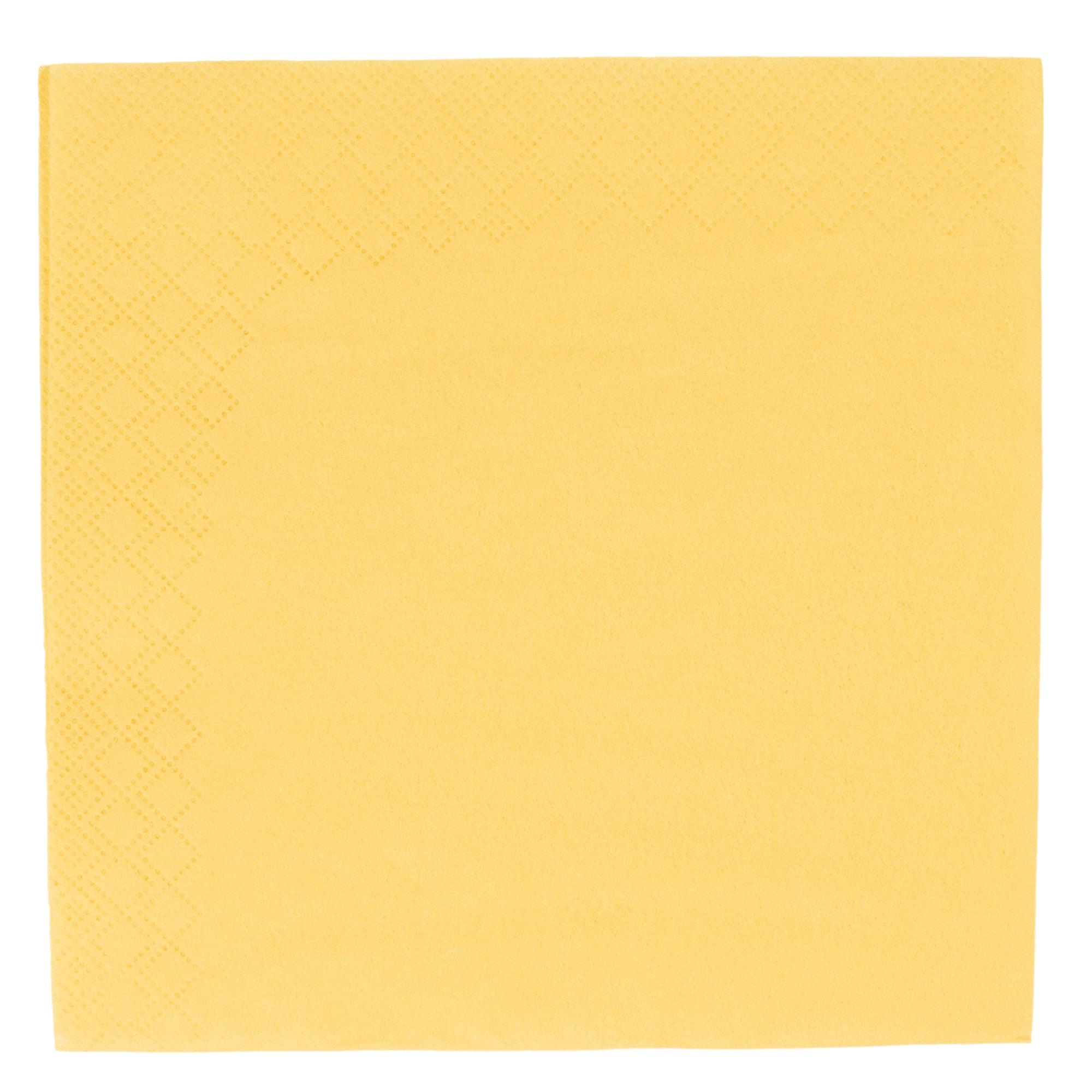 Elco Servietten gelb – 40 × 40 cm, 3-lagig – 100 Stück
