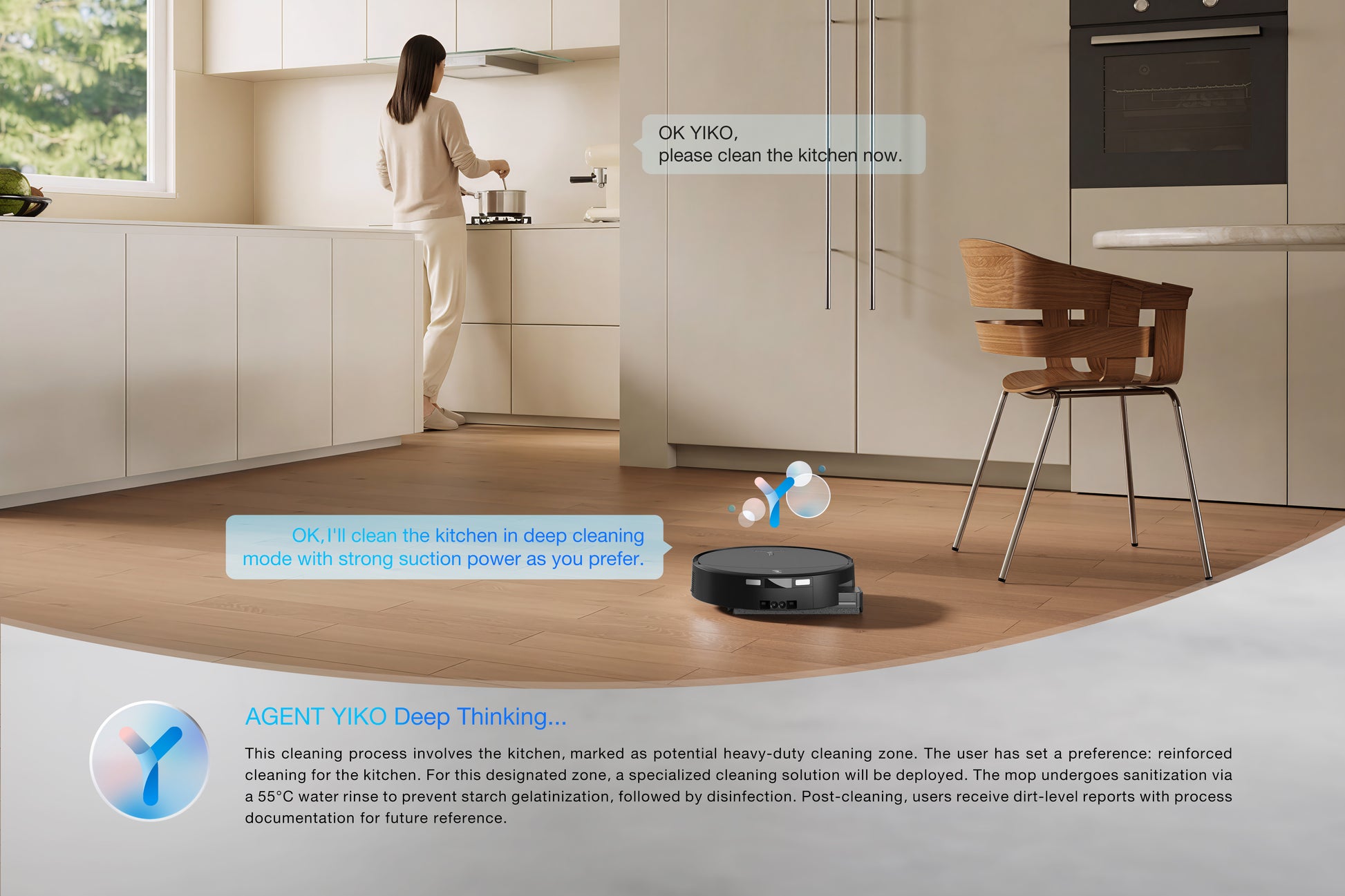 Ecovacs Saugroboter DEEBOT T90 PRO OMNI, mit Absaugstation, mit Wischfunktion – 30000 Pa, 350 min, Höhe 98 mm