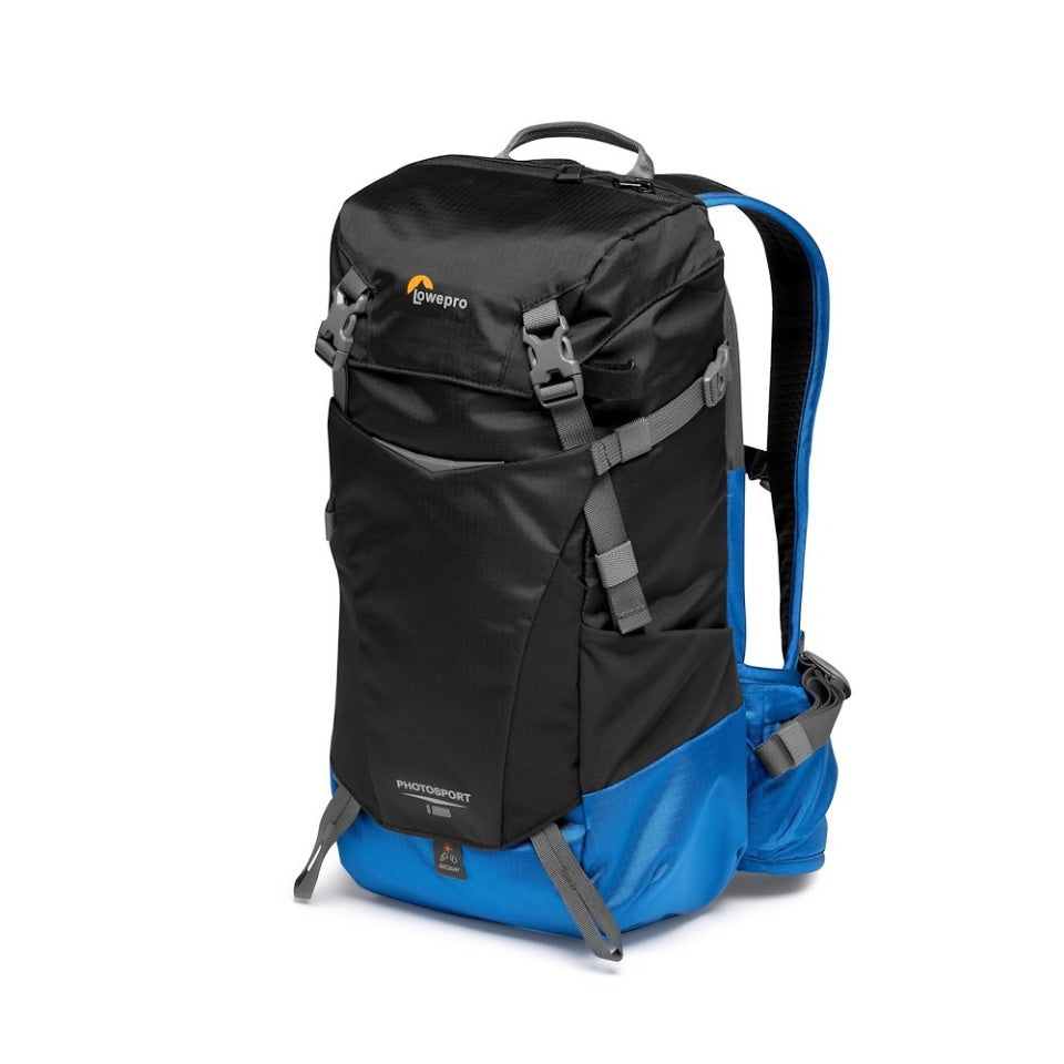 Lowepro PhotoSport BP 15L AW III Kamerarucksack – 15 l, herausnehmbares Kamerafach – Blau/Grau