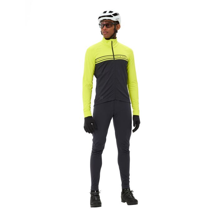 VAUDE Posta II Trägerhose – XL – Schwarz, Polyester/Polyurethan/Elasthan, warm, winddicht