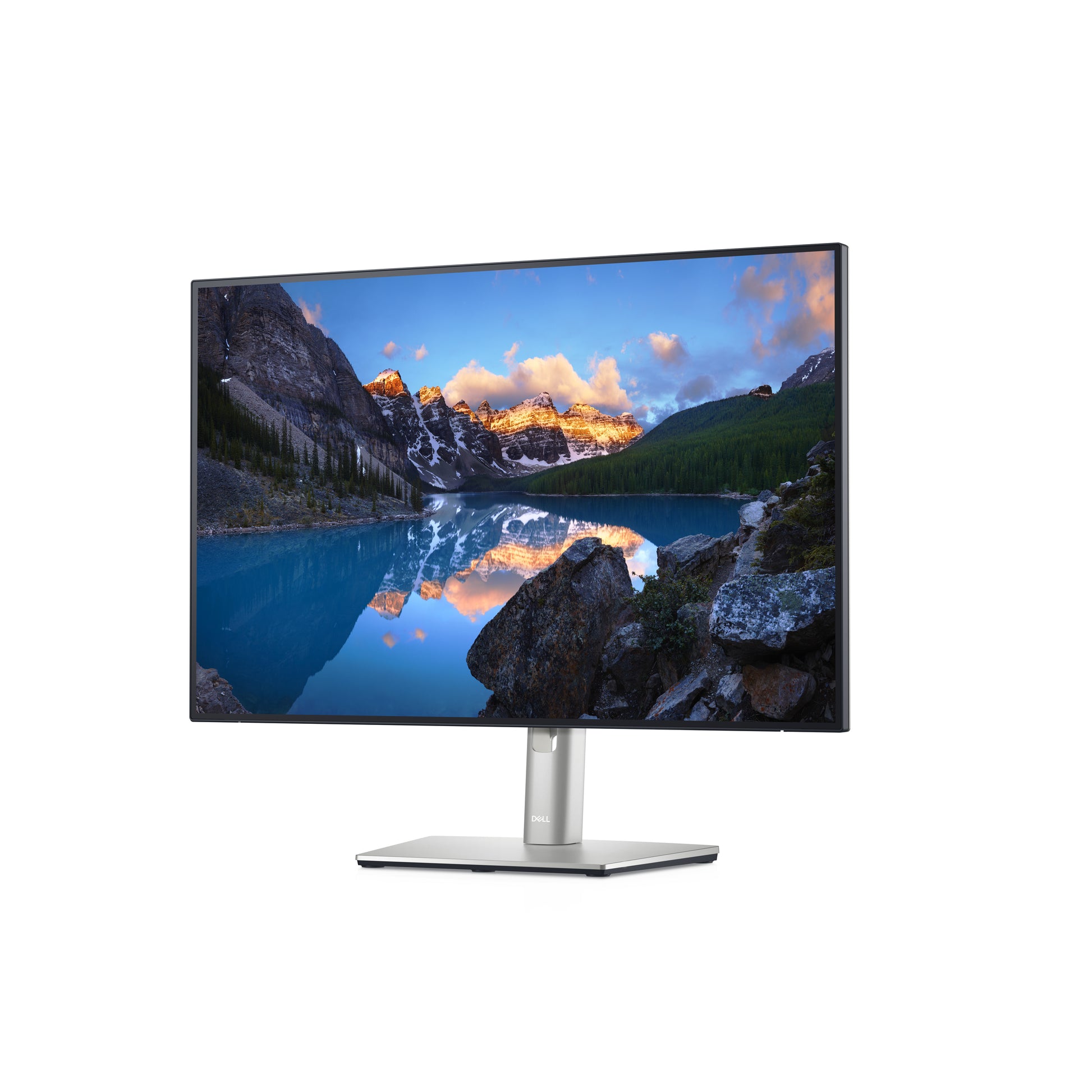 DELL UltraSharp U2421E – Monitor, 24,1", 60 Hz, 350 cd/m², USB-C, Integrierter USB-Hub, VESA 100 × 100, Silber