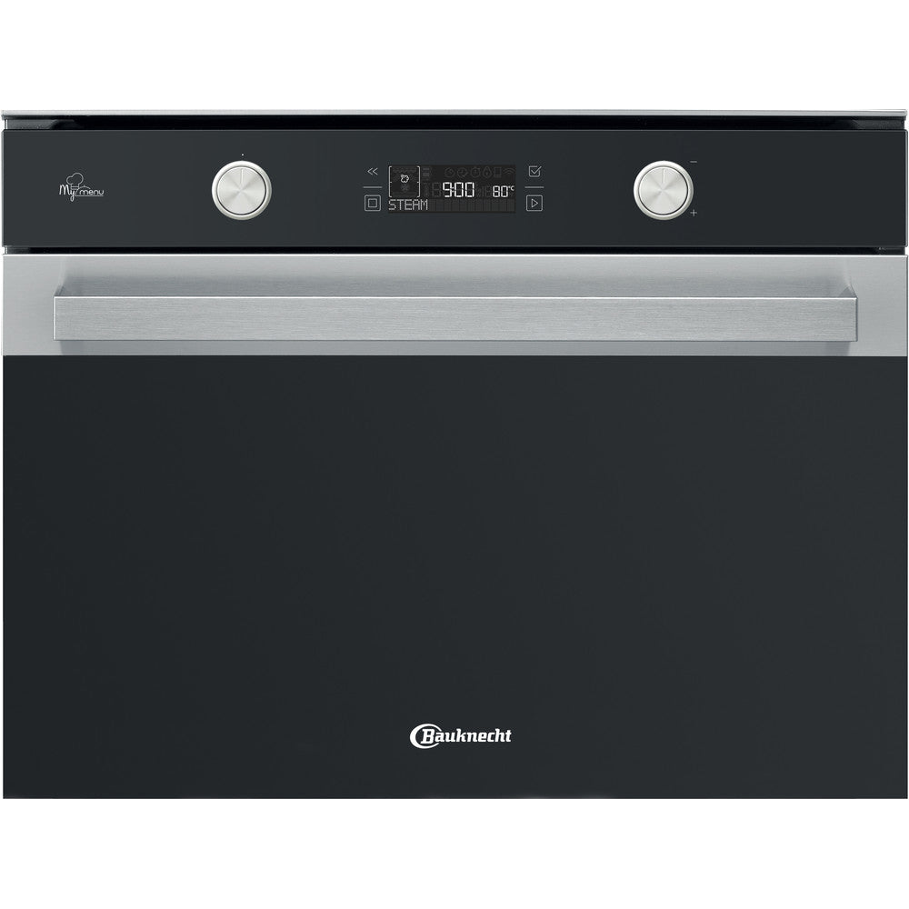 Bauknecht Einbau-Kombi-Steamer ECSK7 CP845 PTCH – 29 l, Dampf & Heissluft, 1450 W – schwarz/edelstahl