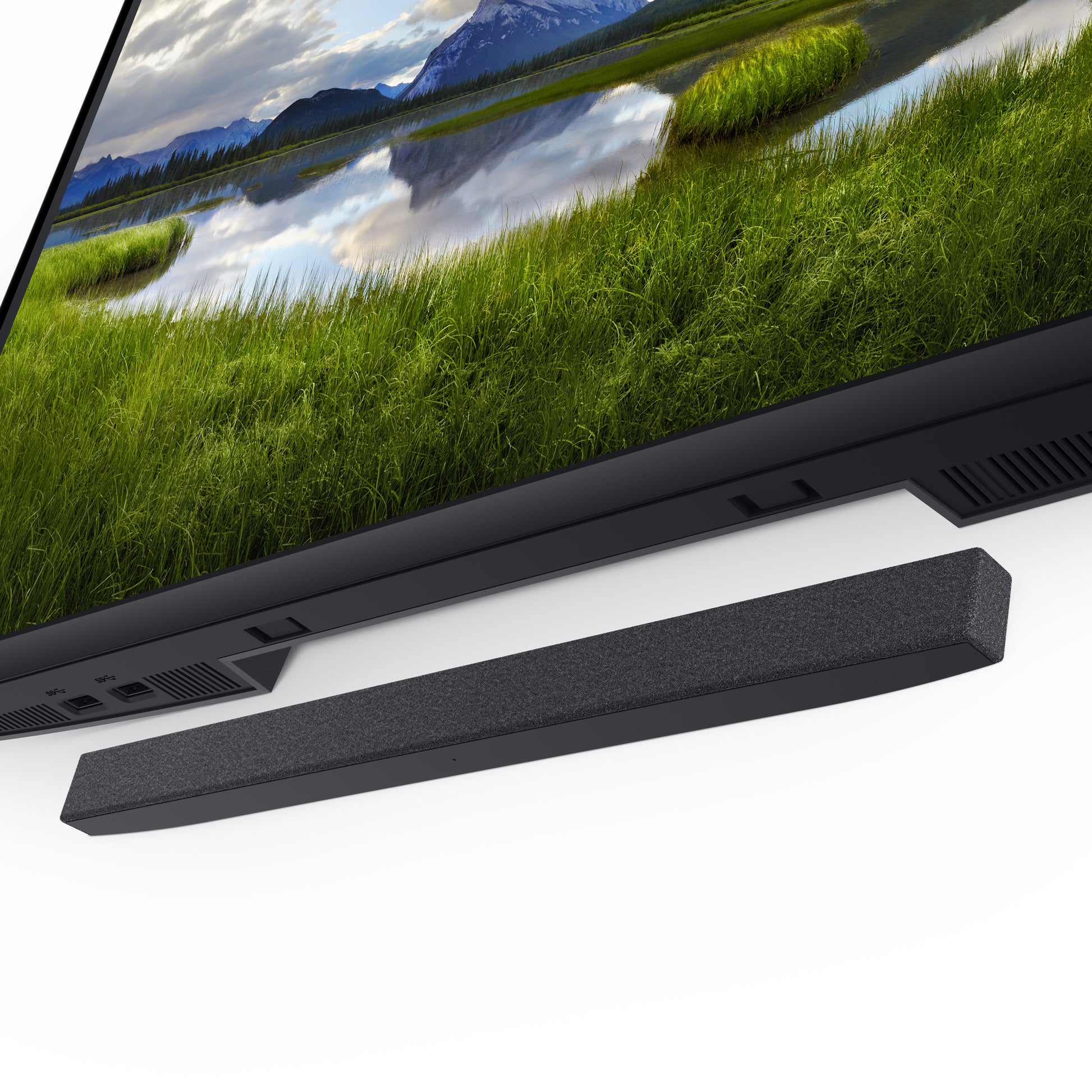 Dell SB521A – Monitor-Soundbar – USB, 3,6 W, für DELL UltraSharp U2421E und P2721Q u. a., Schwarz