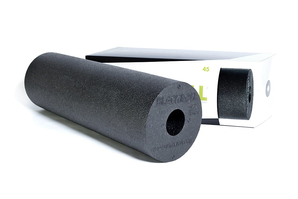 Blackroll Massagerolle Standard 45 – Härtegrad Mittel – Schwarz