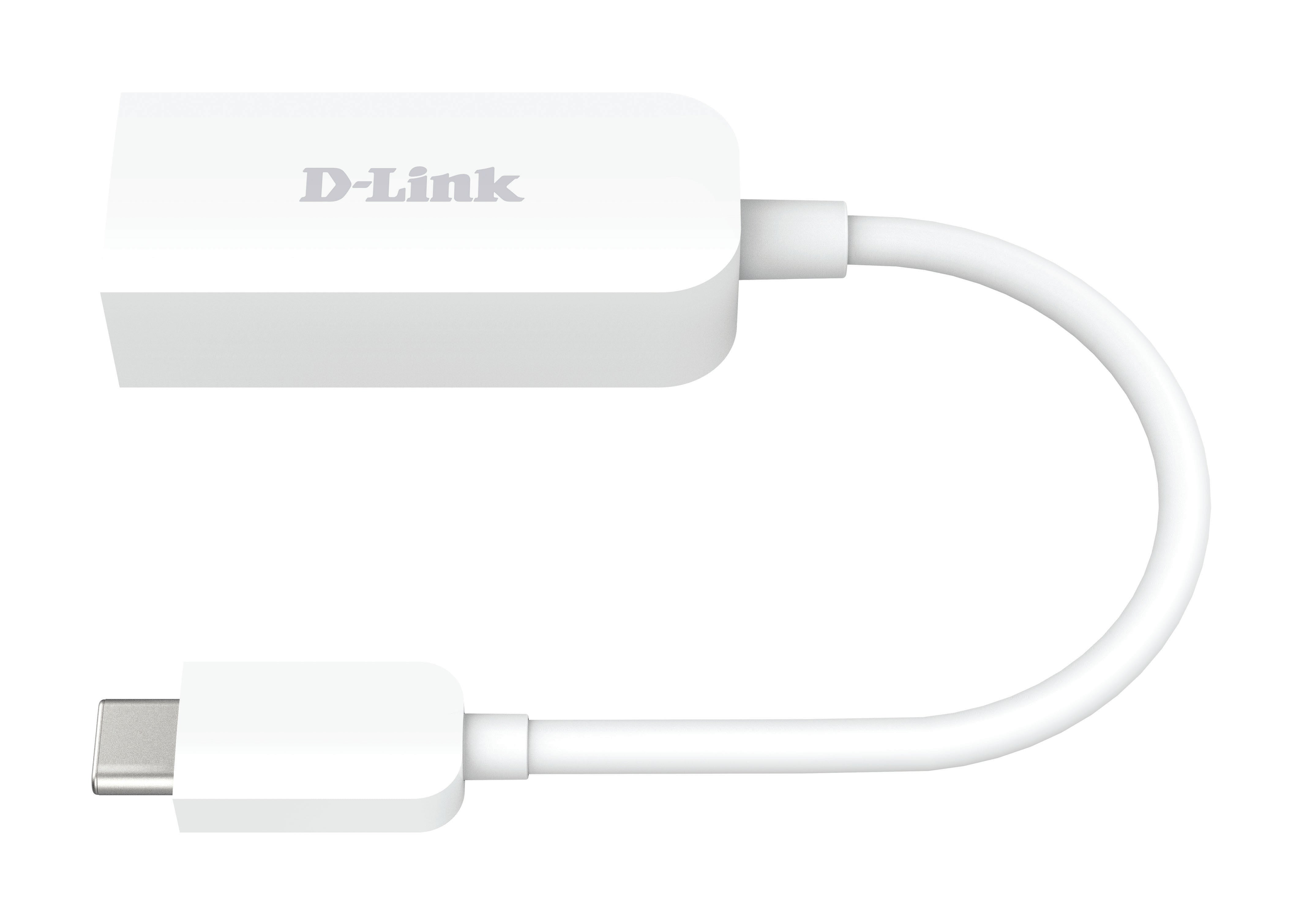 D-Link DUB-E250 Netzwerkadapter USB-C zu RJ-45 – 2,5 Gbit/s, 0,16 m