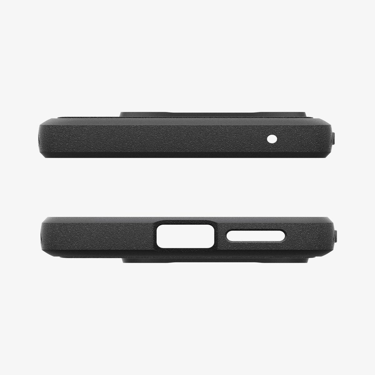 Spigen Rugged Armor MagFit – Backcover – für Google Pixel 9a, PC+TPU+Schaum, Schwarz, bis 2 m Sturzsicher