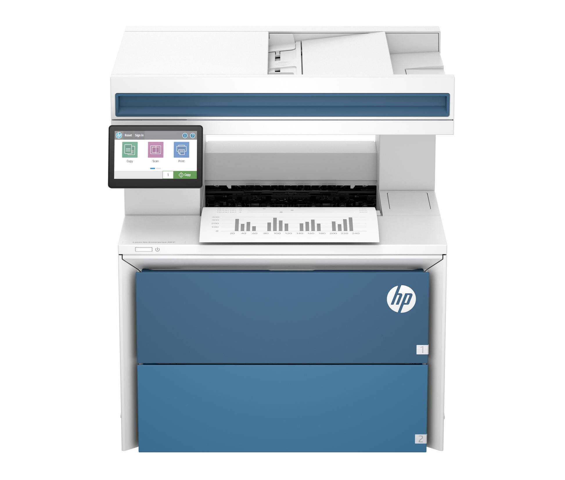 HP A29Z5A#B19 – Schwarz-Weiss, A4, Duplex, WLAN, LAN, USB, 50 ppm, AirPrint, Mopria