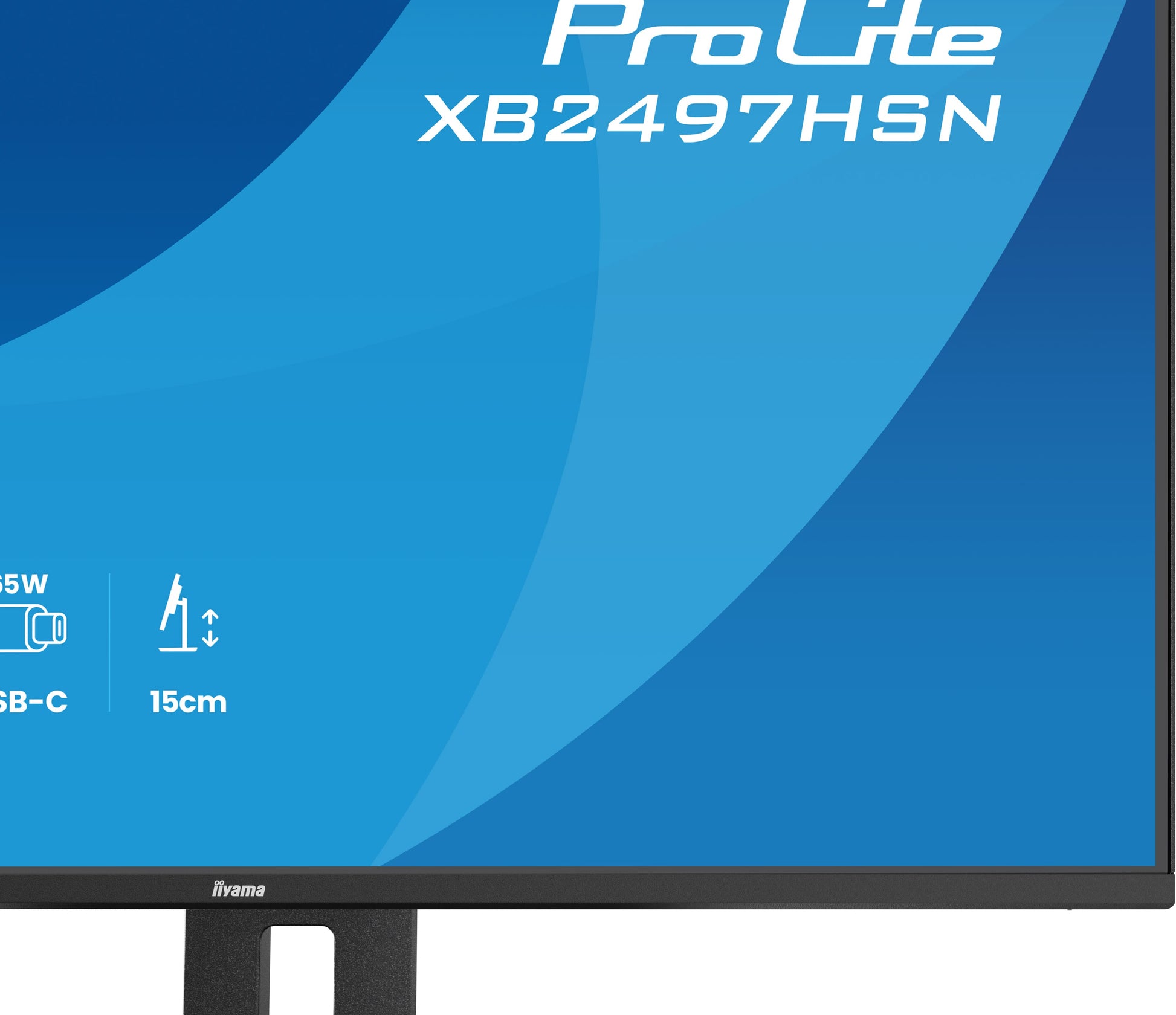 iiyama XB2497HSN-B1 – 23,8", 1920 × 1080 (Full HD), IPS, 100 Hz, USB-C 65 W, LAN
