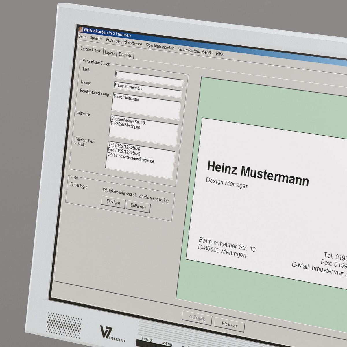 Sigel Visitenkarten, 85 × 55 mm – A4, 10 pro Blatt – 150 Karten – FSC-zertifiziert, beidseitig bedruckbar