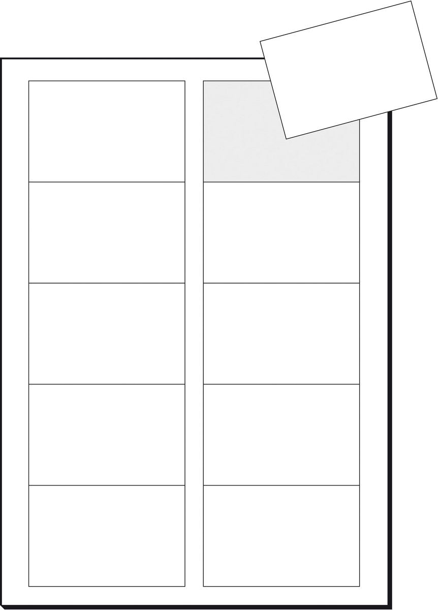 Sigel Visitenkarten, Satin, 85 × 55 mm, 250 g/m² – für Laser/Inkjet – 10/Blatt – 800 Karten – FSC-zertifiziert