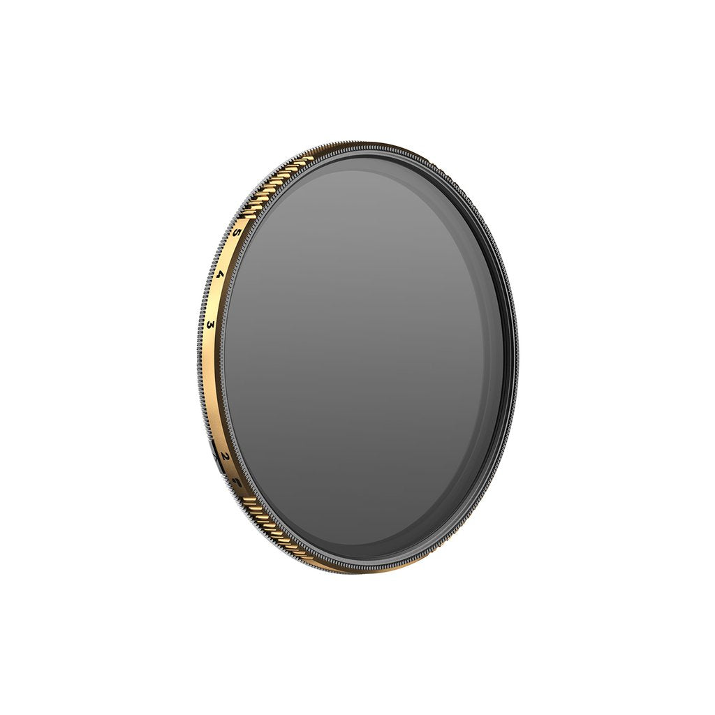 PolarPro PMVND Signature Edition II VND-Filter – 77 mm, 6–9 Stufen – für 77 mm Filtergewinde – Gold