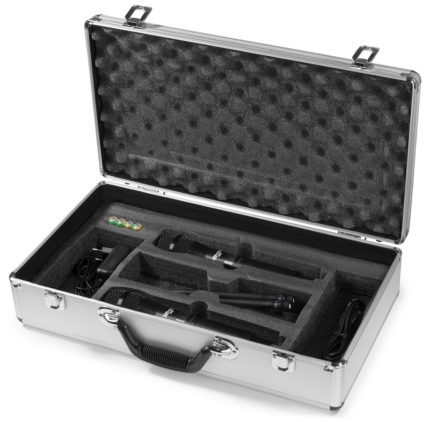Power Dynamics PD632H Bühnenmikrofon 2er-Set – XLR, Kabellos (UHF), Niere, 60–18'000 Hz