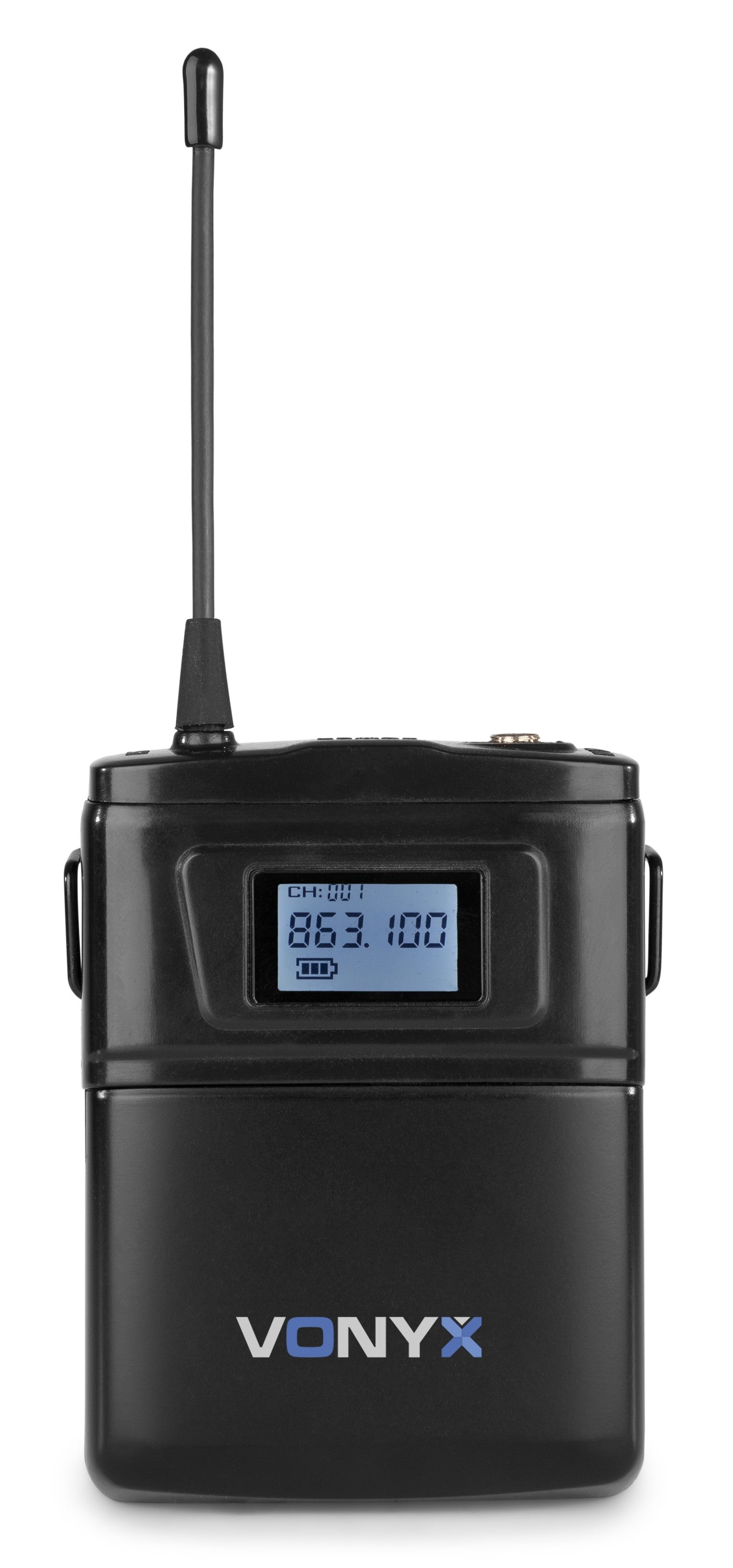 Vonyx WM5 WM60B Lavalier- / Headset-Mikrofon 2er-Set – 3,5-mm-Klinke, Kabellos (863–865 MHz), Niere, 40–17'000 Hz