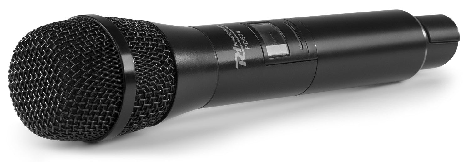Power Dynamics PD504 Bühnenmikrofon 4er-Set – XLR/6,3 mm Klinke, Kabellos, Niere, 60–18'000 Hz