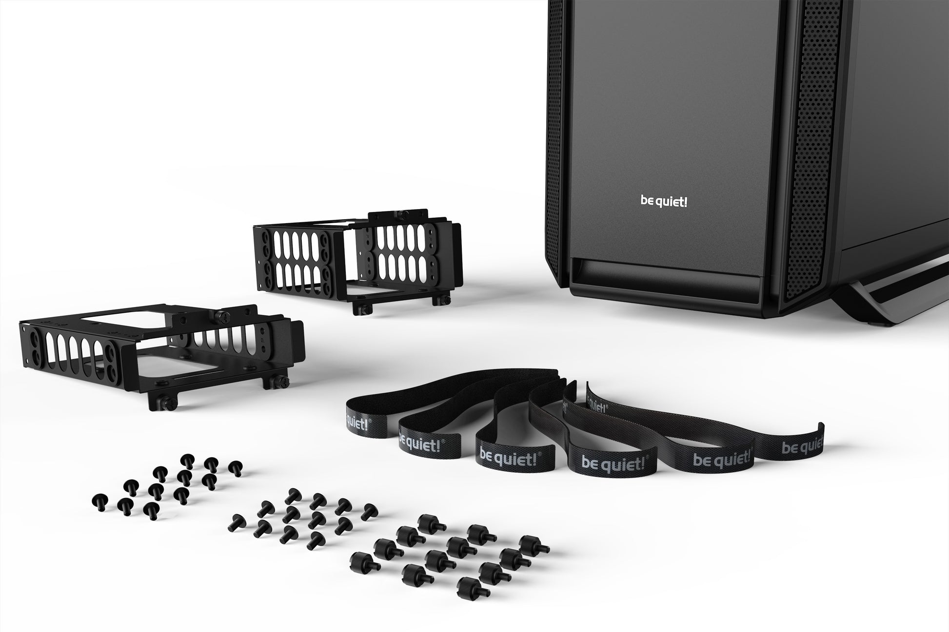 be quiet! be quiet Midi Tower – Silent Base 802 – Schwarz, Seitenfenster, für ATX, EATX, micro ATX und andere, 553×281×539 mm